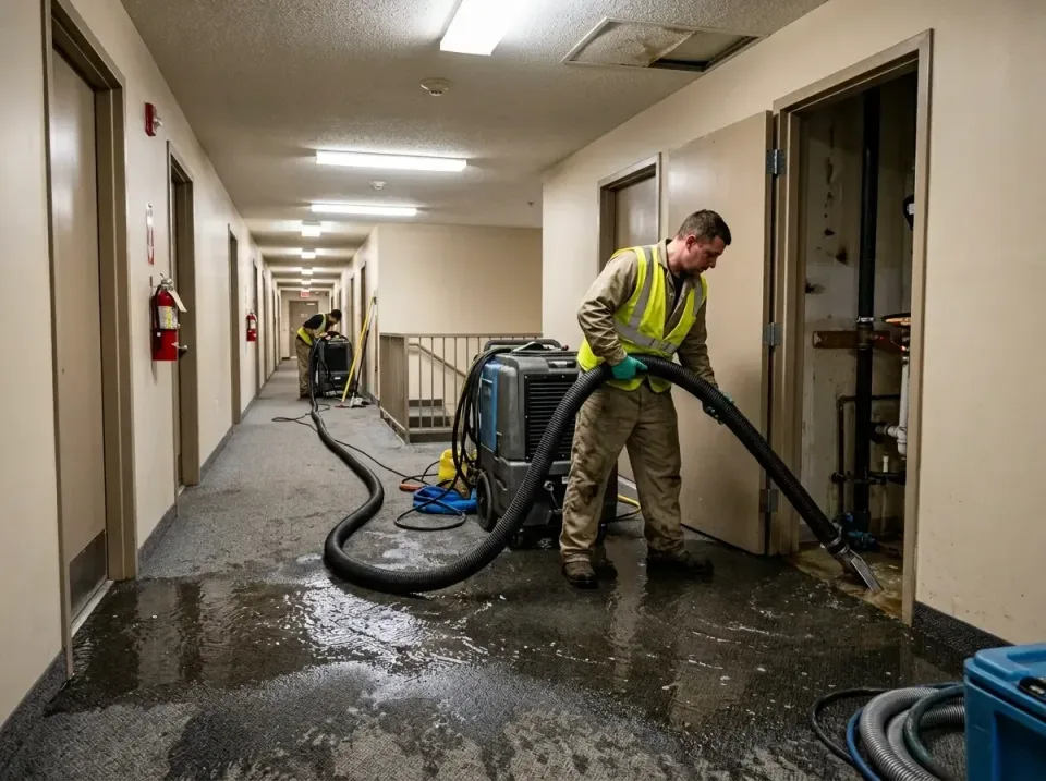 multi-unit-apartment-hallway-f-005 — frequently asked questions, Emergency Burst Pipe Water Extraction & Removal in Quarryvi…